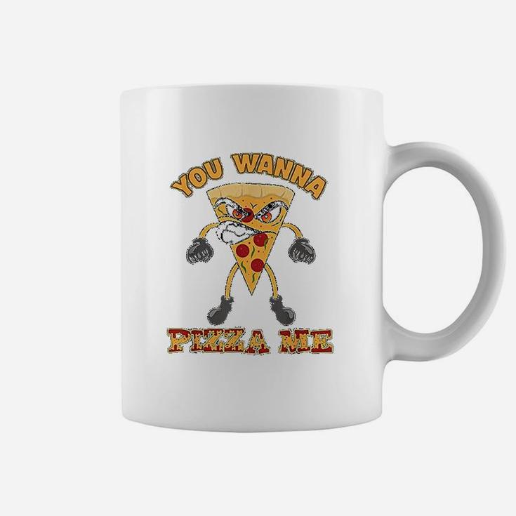 Funny Talking Pepperoni Pizza You Wanna Pizza Me Coffee Mug