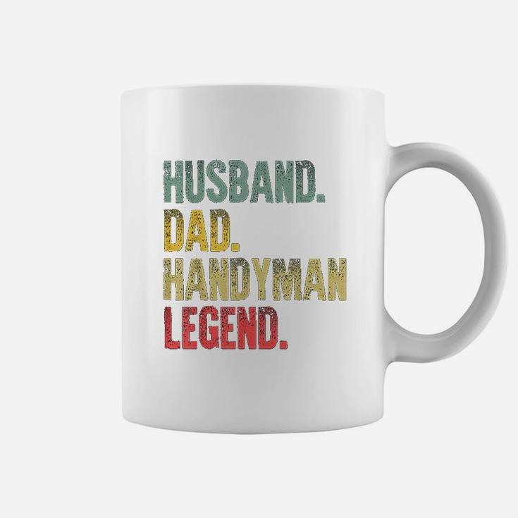 Funny Vintage Husband Dad Handyman Legend Retro Coffee Mug