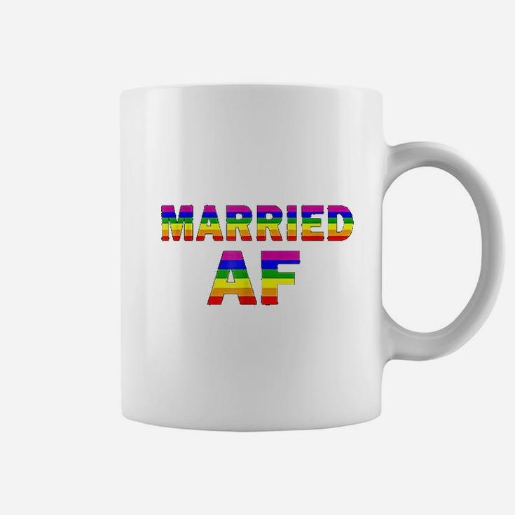 Gay Pride Married Af Marriage Equality Lgbt Lesbian Coffee Mug