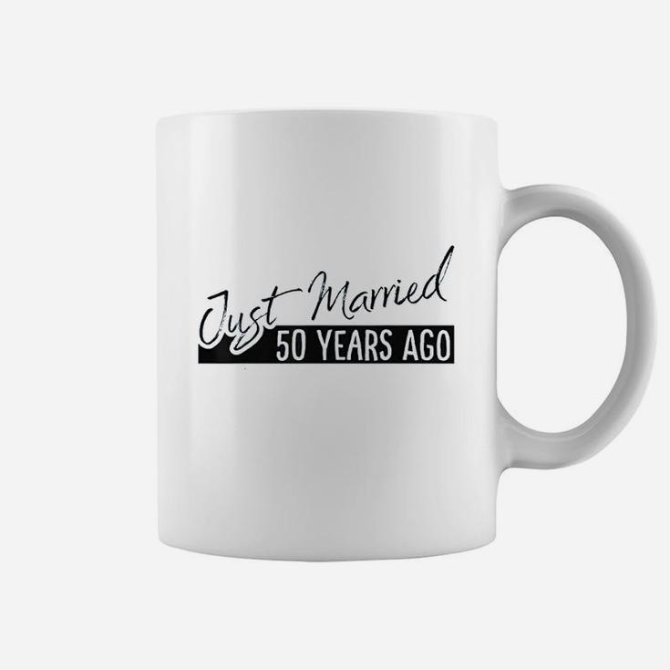 Gift Just Married 50 Years Ago 50th Anniversary Coffee Mug