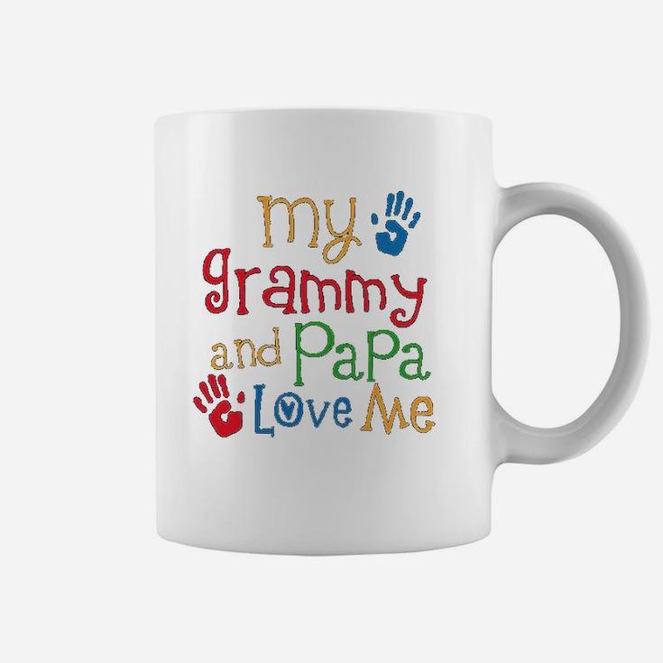 Grammy And Papa Love Me Toddler Coffee Mug