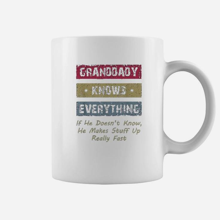 Granddaddy Knows Everything, best christmas gifts for dad Coffee Mug