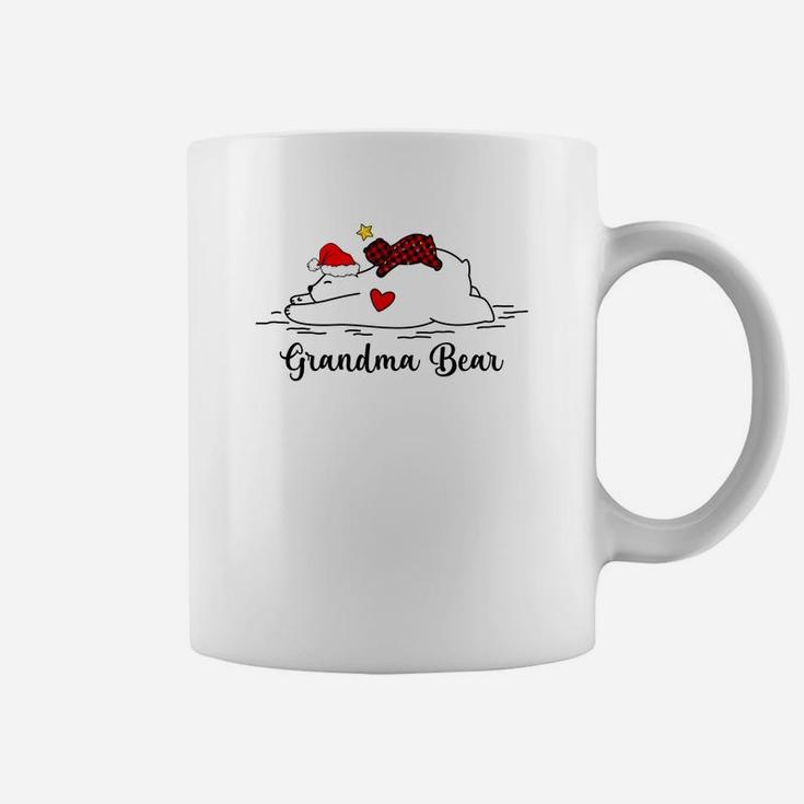 Grandma Bear Christmas White Coffee Mug