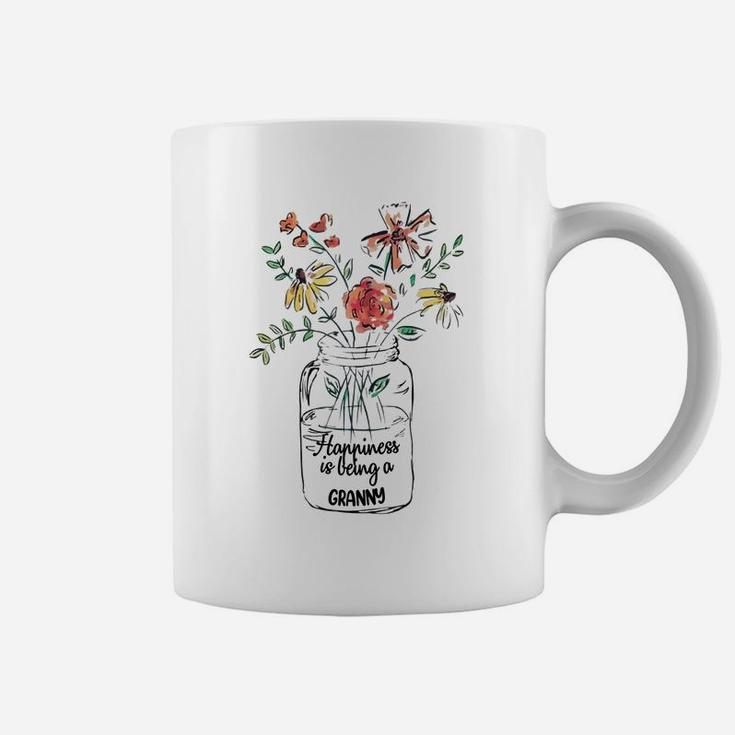 Happiness Is Being A Granny Floral Mothers Day Awesome Gift For Women Coffee Mug