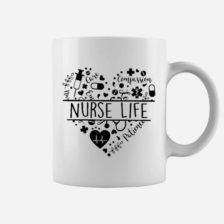 Heart Nurse Life Nurse Coffee Mug