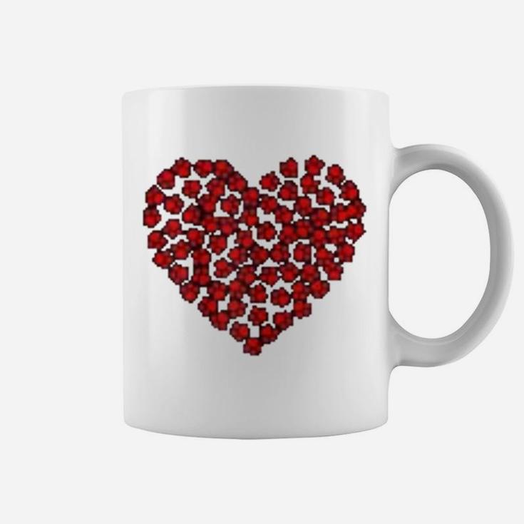 Heart Paws Print Dog Love Valentines Day Gift Coffee Mug
