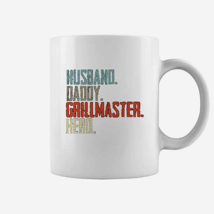 Husband Daddy Grillmaster Hero, best christmas gifts for dad Coffee Mug