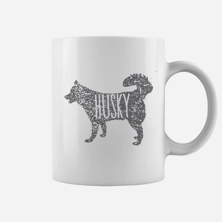 Husky Dog Silhouette Relaxeds Coffee Mug