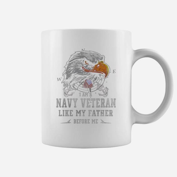 I Am Navy Veteran Like My Father Before Me Coffee Mug