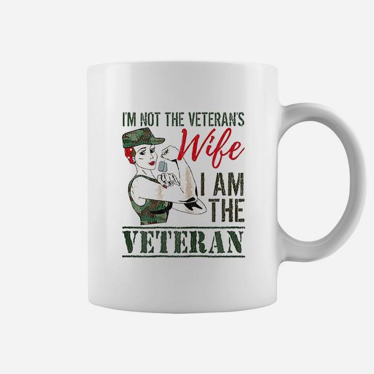 I Am The Veteran And Veterans Wife Veterans Gift Coffee Mug