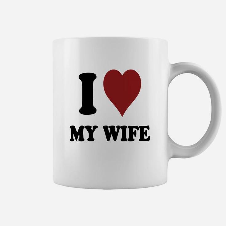 I Heart My Wife T-shirts Coffee Mug