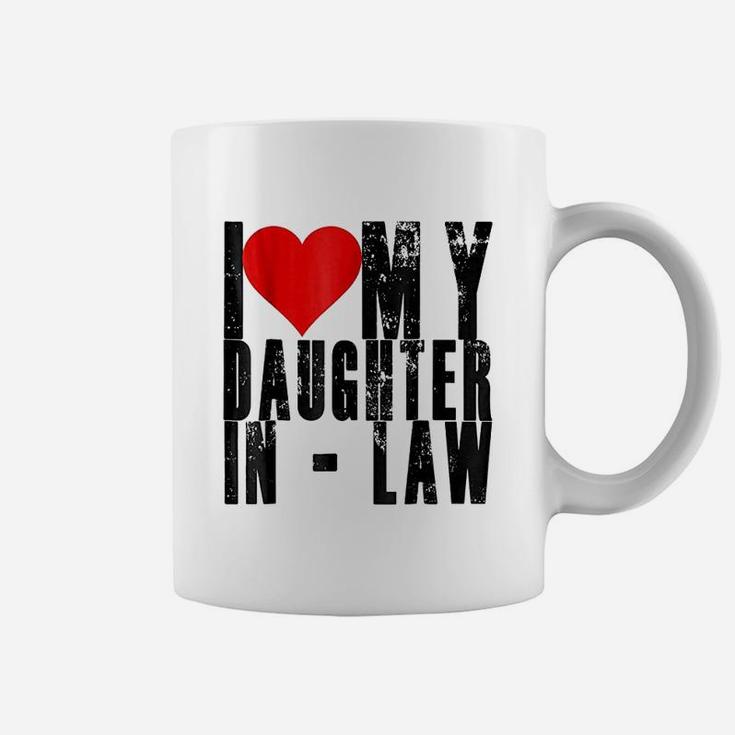 I Love My Daughter In Law Gifts For In Laws Coffee Mug