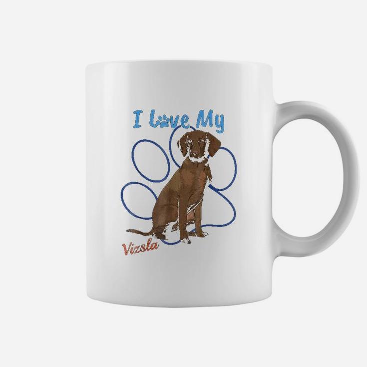 I Love My Vizsla Best Dog Lover Coffee Mug