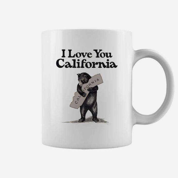 I Love You California Bear State Hug Coffee Mug