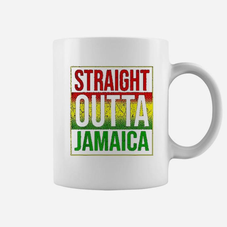 Jamaica Straight Outta Jamaica Rasta T-Shirt Gift Tee