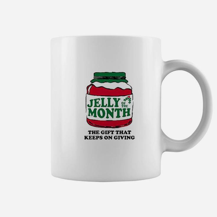 Jelly Of The Month Club, The Gift That Keeps On Giving Coffee Mug