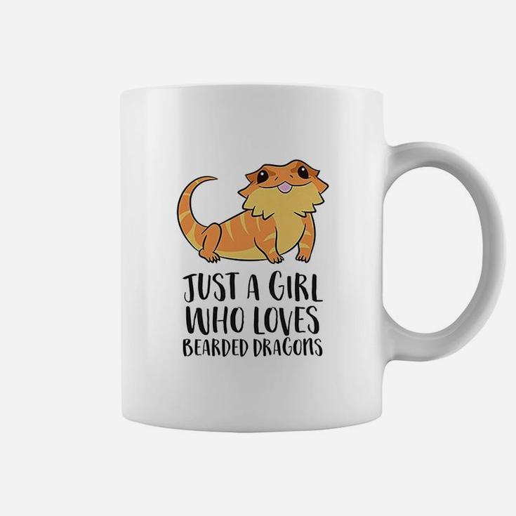 Just A Girl Who Loves Bearded Dragons Lizard Coffee Mug