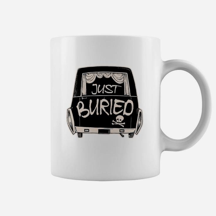 Just Buried - Funny Wedding Parody Hearse T-shirt Coffee Mug