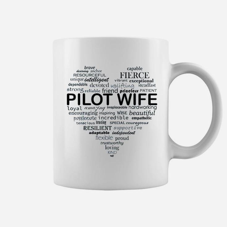 Just Winging It What A Pilot Wife Is Made Of Aviation Coffee Mug