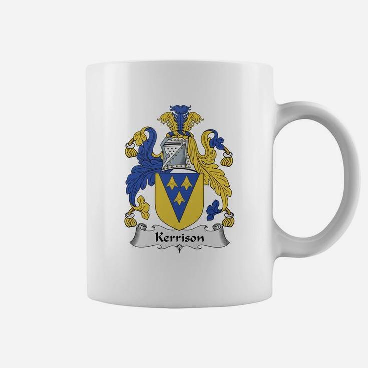 Kerrison Family Crest British Family Crests Coffee Mug