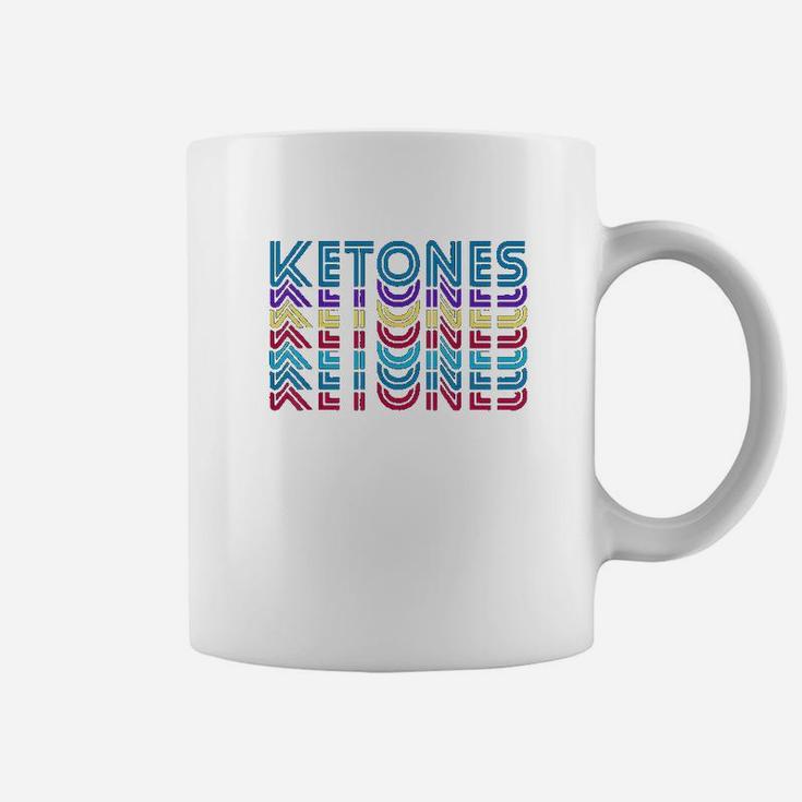 Ketones Retro Vintage Funny Keto Ketogenic Diet Foodie Coffee Mug