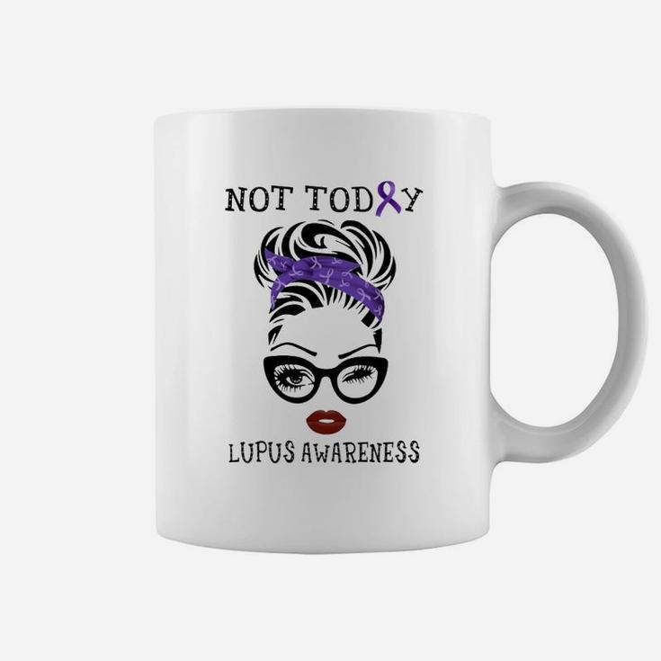 L Awareness In May We Wear Purple Not Today Coffee Mug