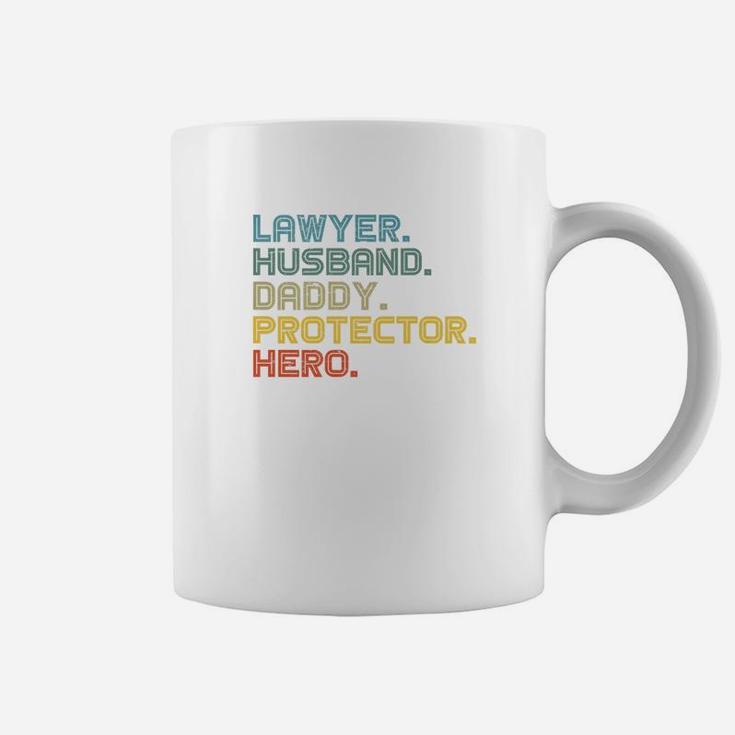 Lawyer Husband Daddy Protector Hero Fathers Day Gift Premium Coffee Mug