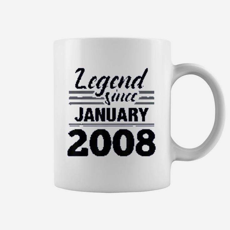 Legend Since January 2008 Born In January Coffee Mug
