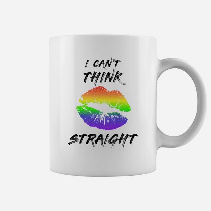 Lgbt Gay Pride I Can't Think Straight Coffee Mug