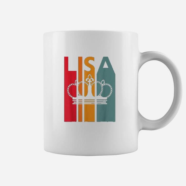 Lisa Gift Idea For Girls Women Retro First Name Vintage Lisa Coffee Mug