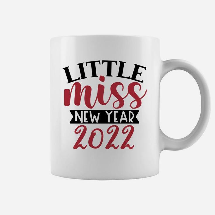 Little Miss New Year 2022 Baby Girl 1st New Years Coffee Mug
