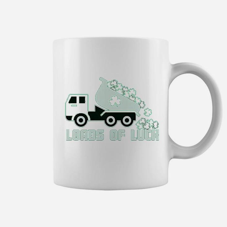 Loads Of Luck St Patricks Day Tractor Clover Coffee Mug