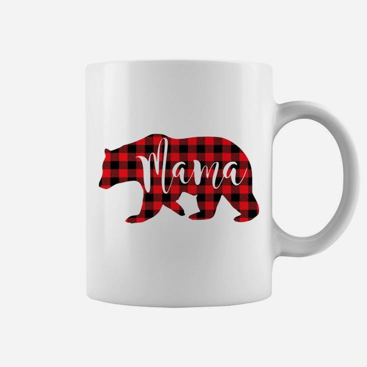 Mama Bear Buffalo Plaid Coffee Mug