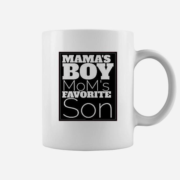 Mama Boy Mom Favorite Son birthday Coffee Mug