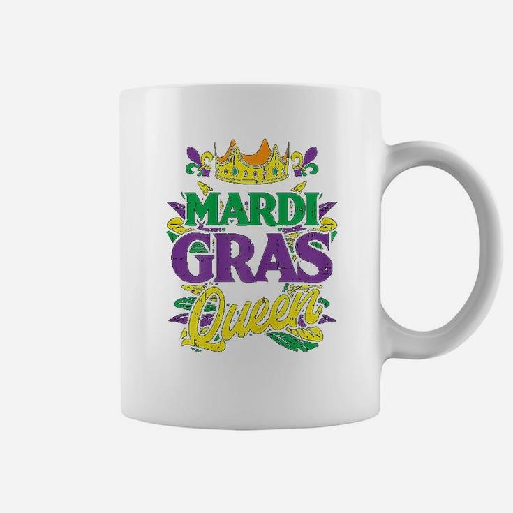 Mardi Gras Queen Crown Funny Mardi Gras Carnival Coffee Mug