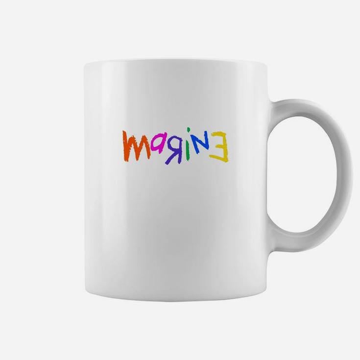 Marine Crayon Colorful Art Coffee Mug