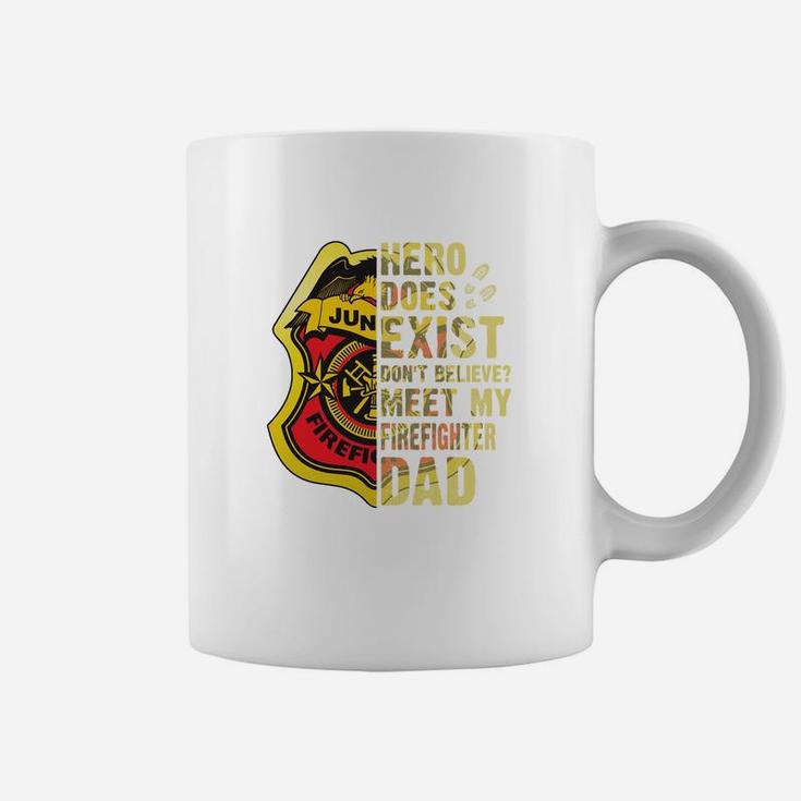 Meet My Junior Firefighter Dad Jobs Gifts Coffee Mug