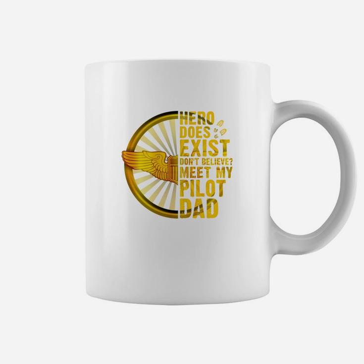 Meet My Military Pilot Dad Jobs Gifts Coffee Mug