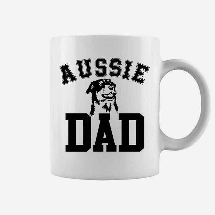 Mens Aussie Dad Dog Dad Funny Fathers Day Gift For Men Coffee Mug