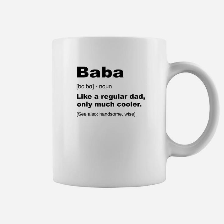 Mens Baba Albanian Dad Definition Shirt Funny Fathers Day Gifts Premium Coffee Mug