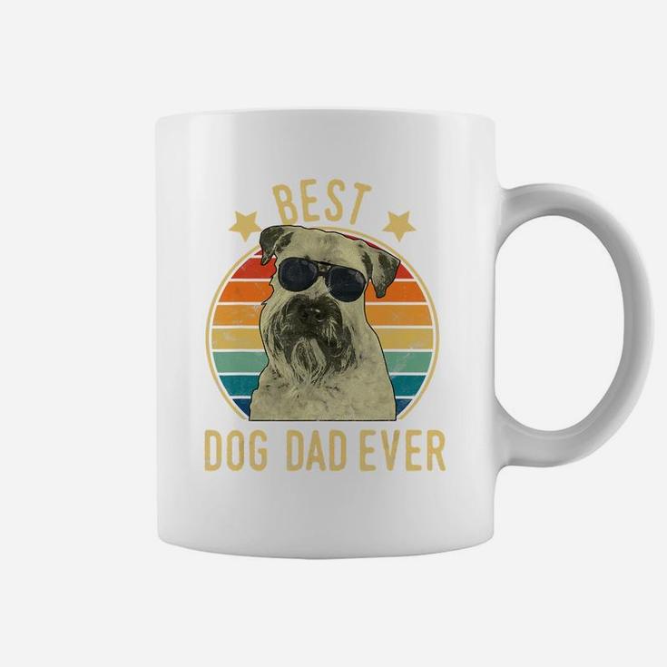 Mens Best Dog Dad Ever Soft Coated Wheaten Terrier Fathers Day Coffee Mug
