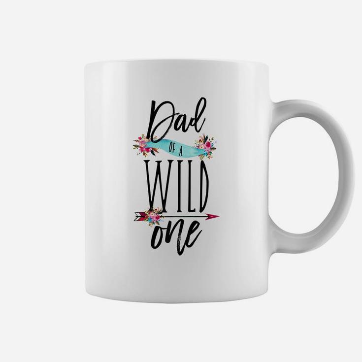Mens Dad Of A Wild One Boho 1st Birthday Daddy Family Gift  Coffee Mug