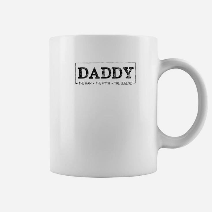 Mens Family Fathers Day Daddy The Man Myth Legend Coffee Mug