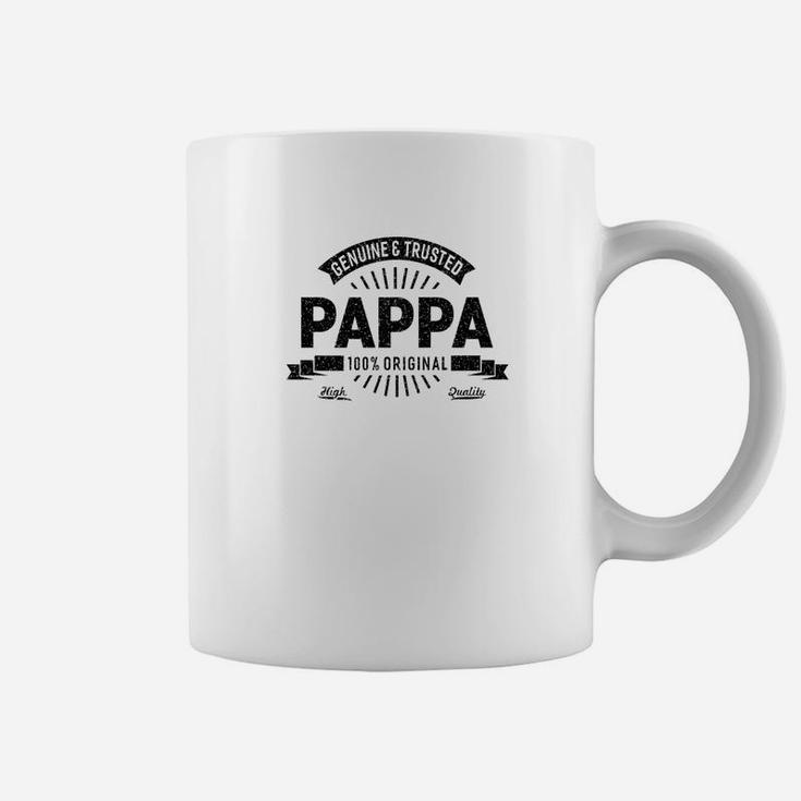 Mens Family Fathers Day Genuine Pappa Great Men Coffee Mug