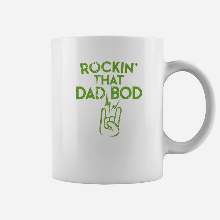 Mens Fathers Day Dad Bod Design Fat Fit Daddy Gift Premium Coffee Mug