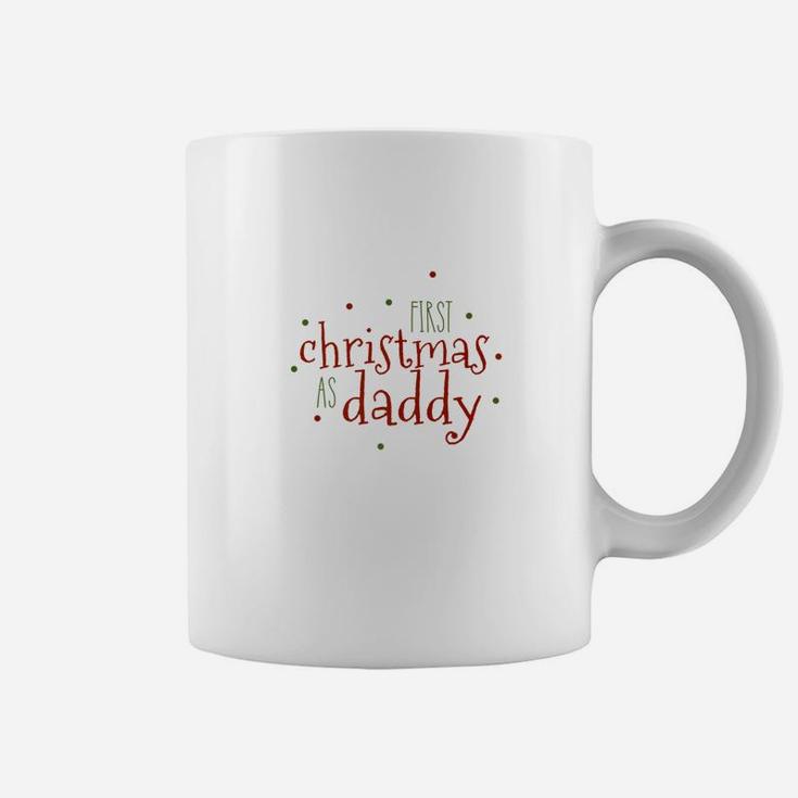 Mens First Christmas As Daddy Festive Christmas For Him Coffee Mug