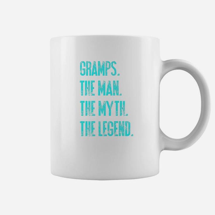 Mens Gramps The Man The Myth The Legend Funny Dad Quote Act026e Premium Coffee Mug