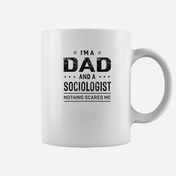 Mens Im A Dad And Sociologis Fathers Day Men Coffee Mug