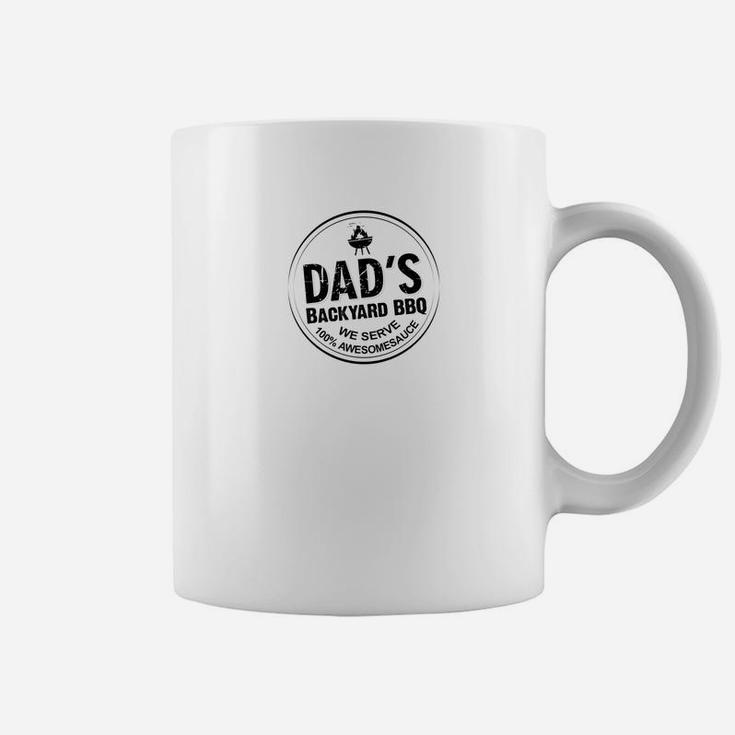 Mens Mens Funny Grill Shirts For Men Dads Backyard Bbq Dad Gift Premium Coffee Mug