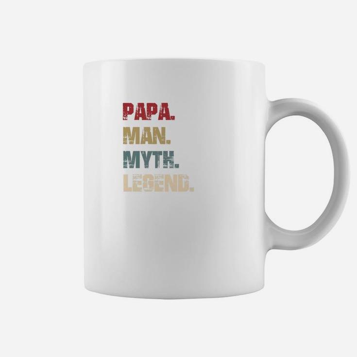 Mens Papa Man Myth Legend Funny Gift For Father Dad Daddy Premium Coffee Mug